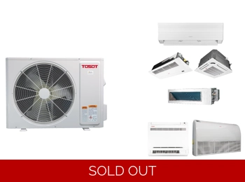 TOSOT 2-5 Room Mini Split AC H-Heat Pump (-22°F) E-Star: 21 SEER2/12 EER/10 HSPF (R32)